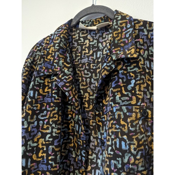 Vintage Y2K Retro Skater Oversized Button Down Collared Shirt, Christie & Jill - Picture 3 of 6